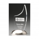 Acryl Trophe Metal Sail Award , Preis ist incl.Text & Logogravur, keine weiteren Kosten