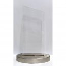 Acrylglastrophe H=20 cm mit Metallfu