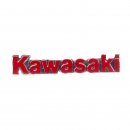 Anstecker / Pin KAWASAKI Schriftzug rot