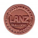 Anstecker / Pin Lanz Bulldog Logo Kupferfarbe