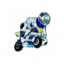 Anstecker / Pin POLINI Minibike mit Fahrer blau*