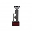 Award-Cup H=210mm  auf Holzsackel, Gravur im Preis...
