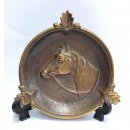 Bronzeteller Pferdetorso D=16 cm