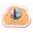 Decoramic Wolkentraum 624 Toskana, Motiv Leuchtturm Borkum
