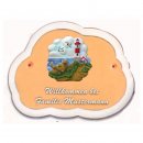 Decoramic Wolkentraum 624 Toskana, Motiv Strand Seehund...