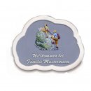 Decoramic Wolkentraum Grau, Motiv Bergsteiger