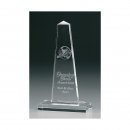 Kristalltrophe Obelisk Award 200mm inkl. Gravur