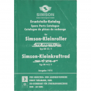 ERSATZTEILE-KATALOG Simson-Kleinroller Schwalbe KR51/1 &...