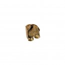 Elefant - Umfang/Gre: 14 cm Bronzeskulptur, natur