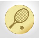 Emblem D=25mm Tennis , goldfarbig