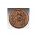 Emblem D=50mm Bern. Sennenhund,   bronzefarben, siber-...