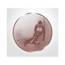 Emblem D=50mm Ski Slalom