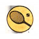 Emblem D=50mm Tennisschlger,Tennis