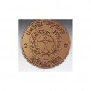 Emblem D=50mm Umweltschutz,  bronzefarben, siber- oder...