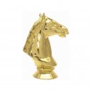 Figur Pferdekopf gold    90mm