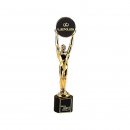 Figur Award-Stern 300mm 24Karat Vergoldet  auf Kristallsockel,  Preis ist incl.Text & Logogravur, keine weiteren Kosten,