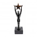 Figur Award-Stern 270mm Schwarz auf Mamor Sockel,  Preis...