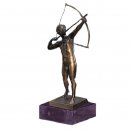 Figur Bogenschtze  bronziert 31cm