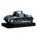 Figur Deutscher Panzer  versilbert 7X8cm