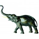 Figur Elefant  versilbert 22cm