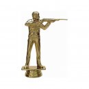 Figur Gewehrschtze gold 140mm