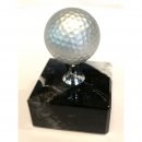 Figur Golfball silber 9,5 cm inkl. Gravur