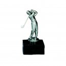Figur Golfer bronziert 12cm