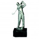 Figur Golfer bronziert 19cm