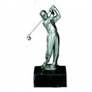 Figur Golfer versilber 15cm