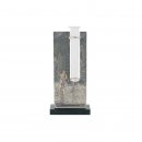 Figur H=245mm Dart aus Metall - Marmor - Glas, Gravur im...