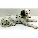 Figur Hund Dalmatiner liegen Rayal  handbemalt .Porzellan...
