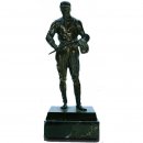 Figur Jockey  bronziert 22cm