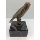 Figur Kanarienvogel Bronze H=12cm