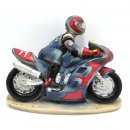 Figur Motorrad Superbike 15 cm