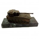 Figur Panzer auf Marmor 17x7x7cm inkl. Gravur