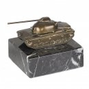 Figur Panzer  bronziert 7cm