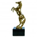 Figur Pferd steigend  bronziert 20cm