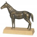 Figur Pferd   versilbert 24cm