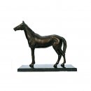 Figur Pferd vergoldet 31cm