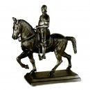 Figur Reiterstandbild  bronziert 44cm
