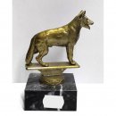 Figur Schferhund bronze H=125 mm inkl. Gravur