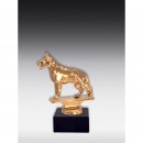 Figur Schferhund glanz-gold