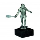 Figur Squashspieler  bronziert 15cm