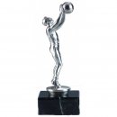Figur Volleyballspieler bronziert 15cm