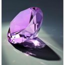 Kristall-Diamant ros  8 cm