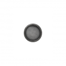 Gravurabzeichen, 19 mm, altsilberfarbig, mit langer Nadel