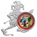 Karnevalsorden Silber 10,8cm Emblem 50mm