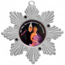 Karnevalsorden Silber 11,0cm Emblem 50mm 8 Steine