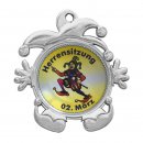 Karnevalsorden Silber 8,0cm Emblem 50mm