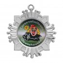 Karnevalsorden Silber 8,0cm Emblem 50mm nach ihrer Vorlage